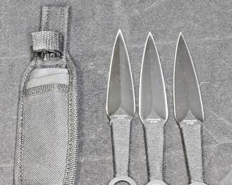2 New Packages of 3 throwing knives
