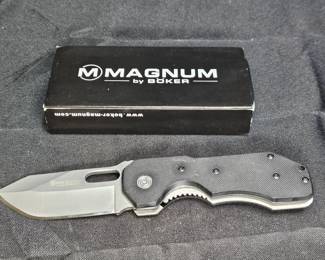 Discontinued Boker Magnum Bulldog Liner Lock Knife