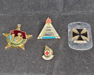 German, Russian, Red Cross, & Pathfinders Pins &