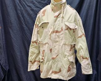 US Military Cold Weather Lined PDU Camo Parka