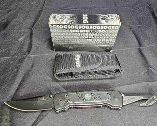 SOG BP-2 Bi-Polar Tini Dual Assist Open Knife