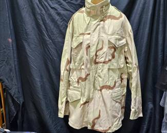 US Military Cold Weather Lined PDU Camo Parka