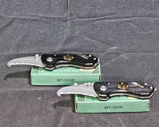 2 MTechUSA MT-350B SWAT Manual Folding Knives