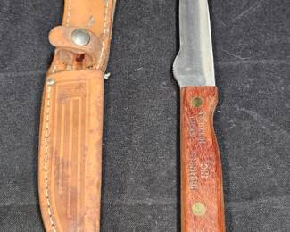 Herters Knife with Leather Sheath