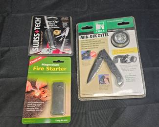 NEW Knife/LED Light, Multi Tool Key Chain, Starter