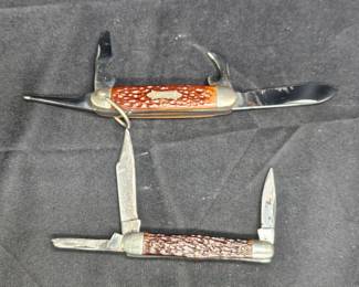 2 Camillus Multi Tool & Multi Blade Knives