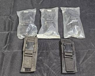 5 woven Nylon Sheaths with Latch