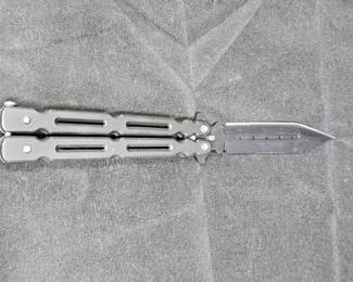 Matte Black Butterfly Knife