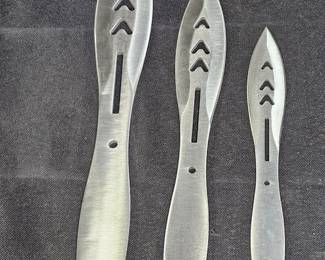 2 New Packages of 3 throwing knives