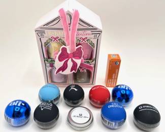 New In Box Lip Balm Collection Gift Set & 10 New Sealed Branded Lip Balms
Lot #: 131