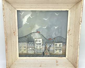 Original Mixed Media Painting "Roller Coaster" With Original Receipt For $450
Lot #: 67