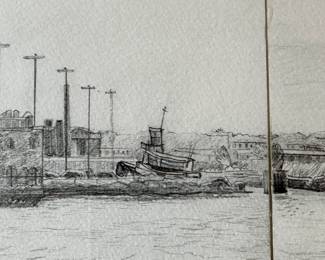 Nora Humpfrey-Logan (American) Extra Long Over 7 Foot Original Drawing Of Brooklyn In Several Panels
Lot #: 17