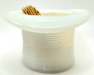 Vintage Milk Glass Toothpick Holder
Lot #: 107
