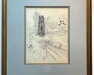 Pierre Bonnard (B 1867 French) Original Etching "Chien Et Chat" With Original Receipt & Artists Bio
Lot #: 80