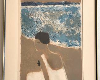 Andre Brasilier (1962 French) Artist's Proof Lithograph With Original Receipt 'Chantal In Greece"
Lot #: 83