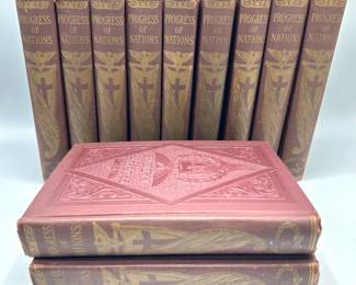 Full Set Of 11 Progress Of Nations 1937 History Books, Limited Edition Issued As Gifts To War Heroes
Lot #: 21