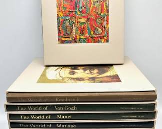 9 Coffee Table Art Painting Books Including Some Vintage, Oldest From 1940
Lot #: 49