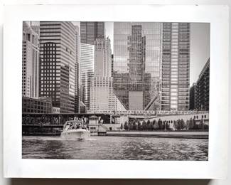 Eugenie Johnson (B1939 American) Original Photograph Of Chicago River Skyline Mounted On 2 Inch Thick Wood
Lot #: 55