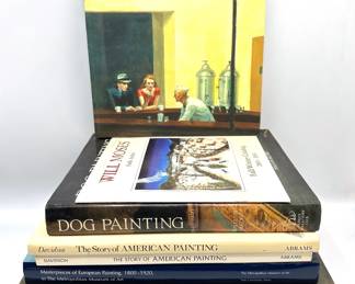 9 Coffee Table Art Painting Books Including Some Vintage, Oldest From 1940
Lot #: 49