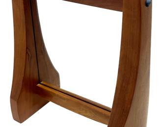 Thom & Sue Kellams (1994 American) Artisan Crafted Solid Wood Double Sided Small Vanity Mirror, Signed
Lot #: 69