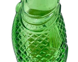 Vintage Antinori Bianco 1971 Italian Green Glass Fish-shaped Wine Bottle
Lot #: 106