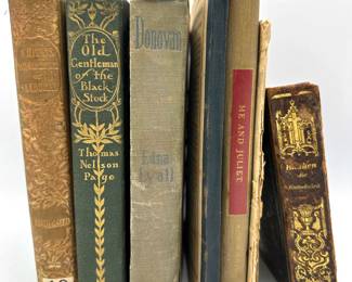 7 Antique Books: White's Natural History, Donovan, The Old Gentleman & More, As Old As 1853
Lot #: 24