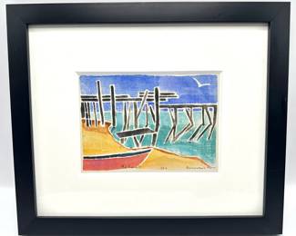 Ed Crane (2011 American) Woodblock Print "Provincetown Ruin" With Original Receipt For $650
Lot #: 62