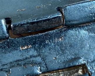 This lot features a brutalist style bracelet by designer Robert Larin, circa 1970s. This piece measures, 7” and is signed as shown in photos.

