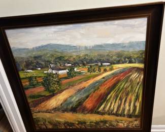 Original Art by Julie Swartz 4X4 ft