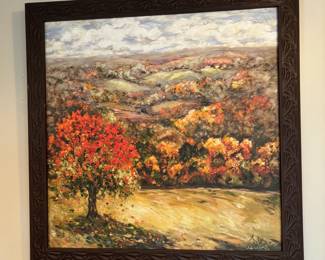 Original Art by Julie Swartz - large 4X4 ft