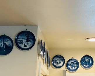 Blue plate collection