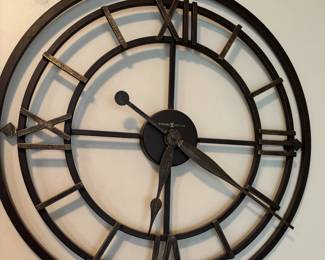 Large Metal clock  22 in 