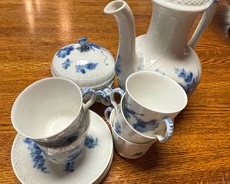 Tea set by Royal Copenhagen