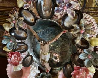 Religious shell art