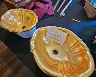 Very unusual!  These would really make a bathroom shine!