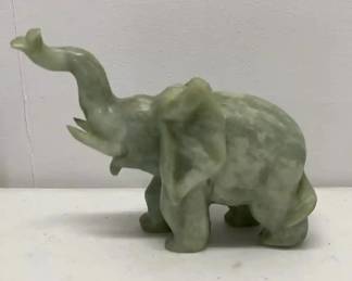 Solid Jade Elephant
