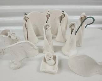 Porcelain Holy Family Nativity by Sue Burkhart Chisholm BurkArt