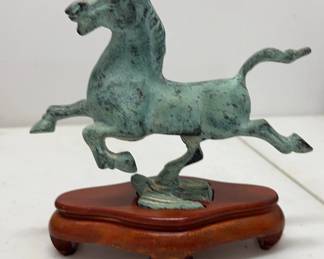 Flying Horse of Gansu with Stand Brass Reproduction