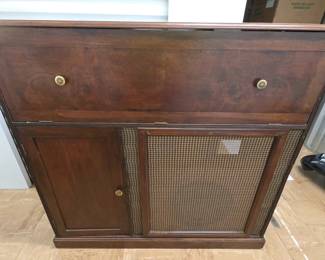 Vintage Upright Stereo Cabinet