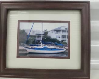 Westsail 32 Sailboat Framed Nautical Photograph