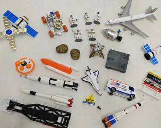 Assorted NASA and SpaceThemed Toys