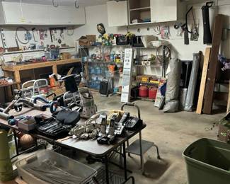 My employees made this over packed and stacked garage look like an ACE hardware store!!!!