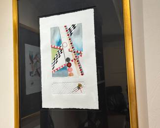 Carol Santella, American, born 1962. "Wright Inspired Once More" for Chrishawn. 29.5 x 22 inches. 70/150.