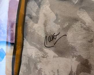 George Caso (1942-2016), signed, Crishawn, mixed media, 63 x 63 x 2 inches