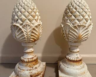 Large Cast Iron Antique Acorn 