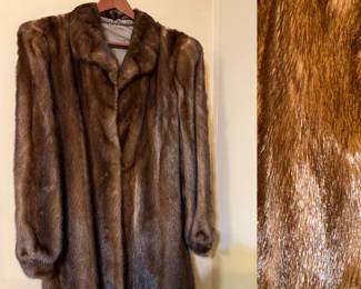 Vintage Mahogany Mink Stroller