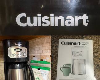 Black/Stainless DCC-1150 Cuisinart Thermal 10 Cup Programmable Coffee Maker