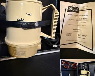 vintage Regal Poly Perk electric percolator  1970s