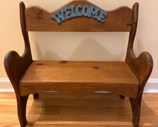 Handmade Doll Bench
