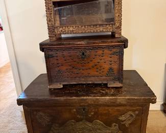 Collection of  Antique Chests